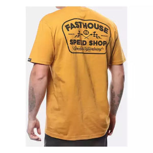 FASTHOUSE WEDGED SS TEE VINTAGE GOLD