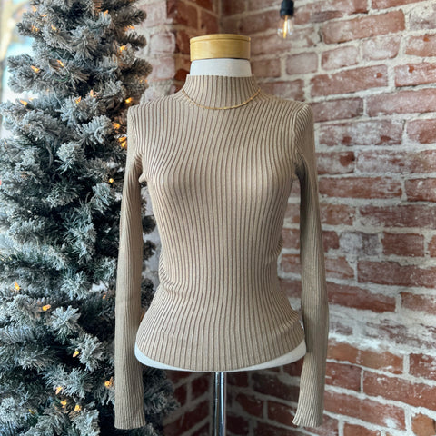 Easily Impressed Knit Long Sleeve Sweater