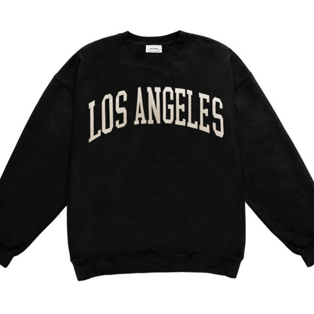 Los Angeles Crew Neck Sweatshirt Black