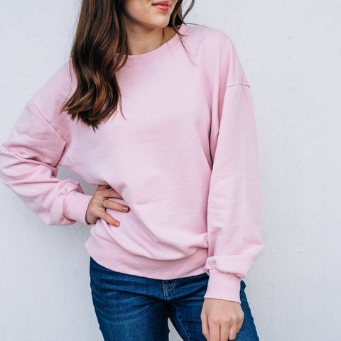 Los Angeles Oversized Sweater Pink