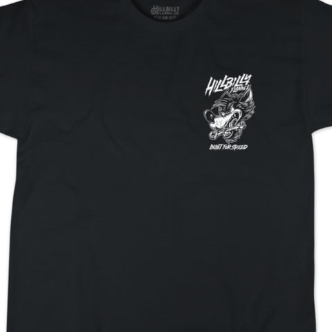 Hillbilly Flannel Can “O” Worms Tee Black