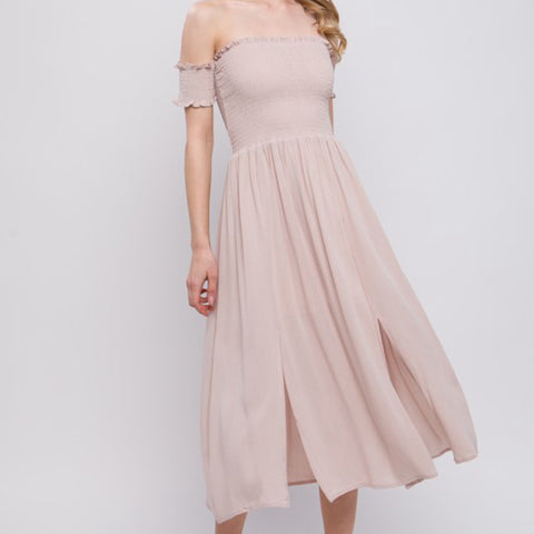 All Dolled Up Frayed Midi Dress