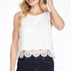 You'll Be The Sweetest Lace Asymmetrical Top