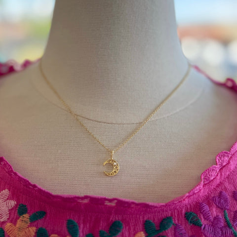 Double Dainty Gold Necklace