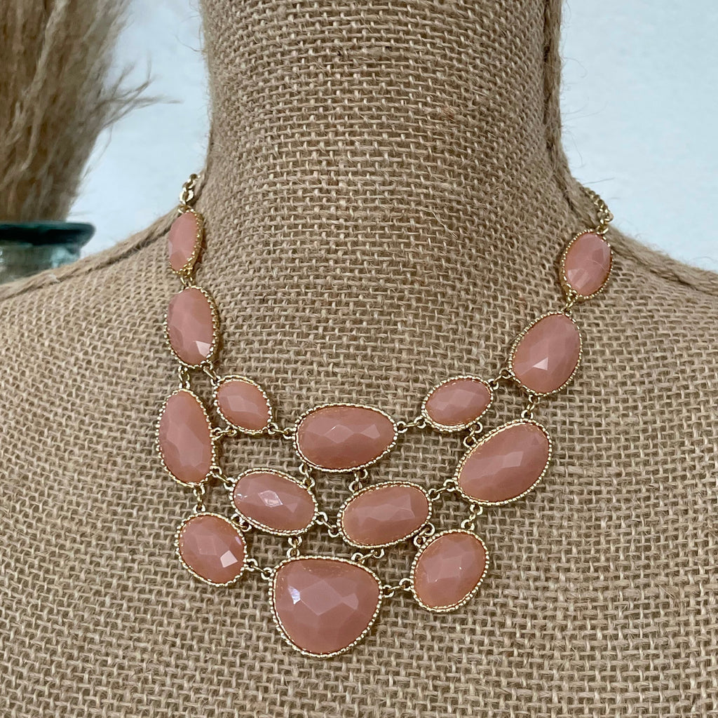 Oval Link Statement Necklace