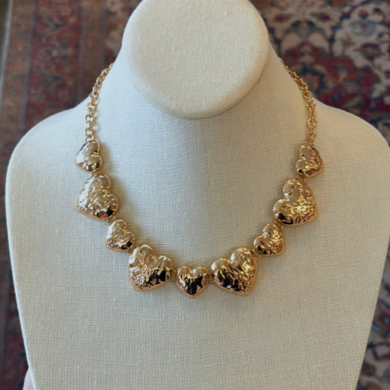 Large Heart Charm Necklace