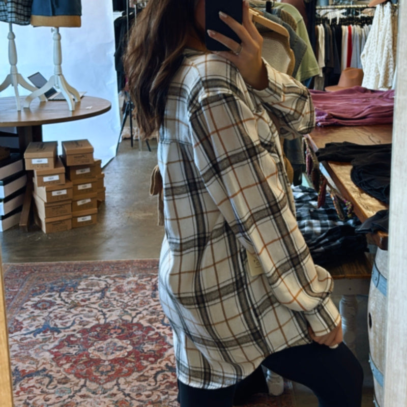Jackson Button Down Plaid Flannel