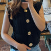 Oversized Crew Neck Sweater Top
