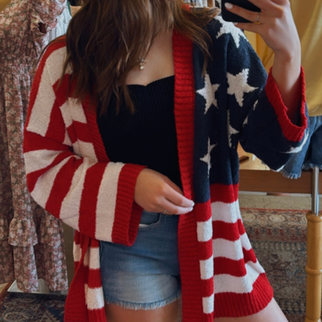 Stars an Stripes USA Cardigan