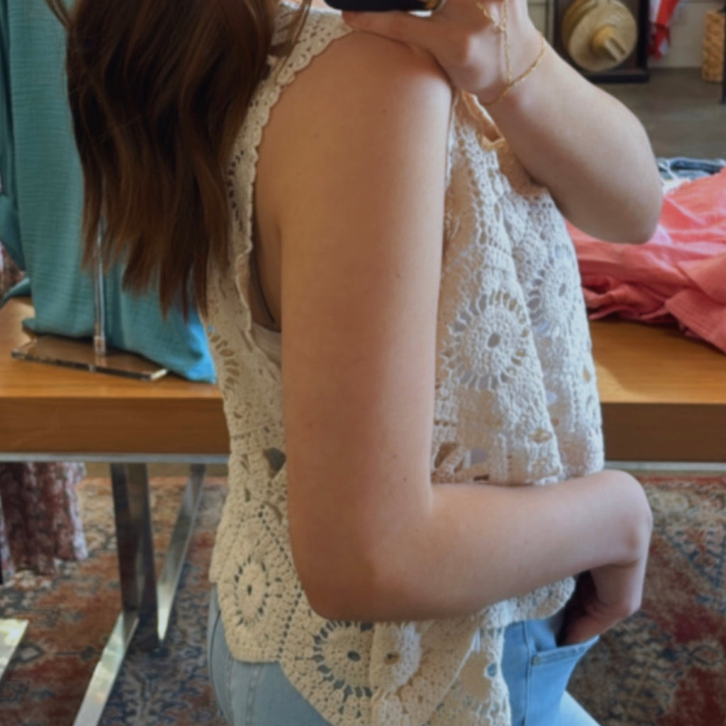Pomeroy Crochet Tank Top