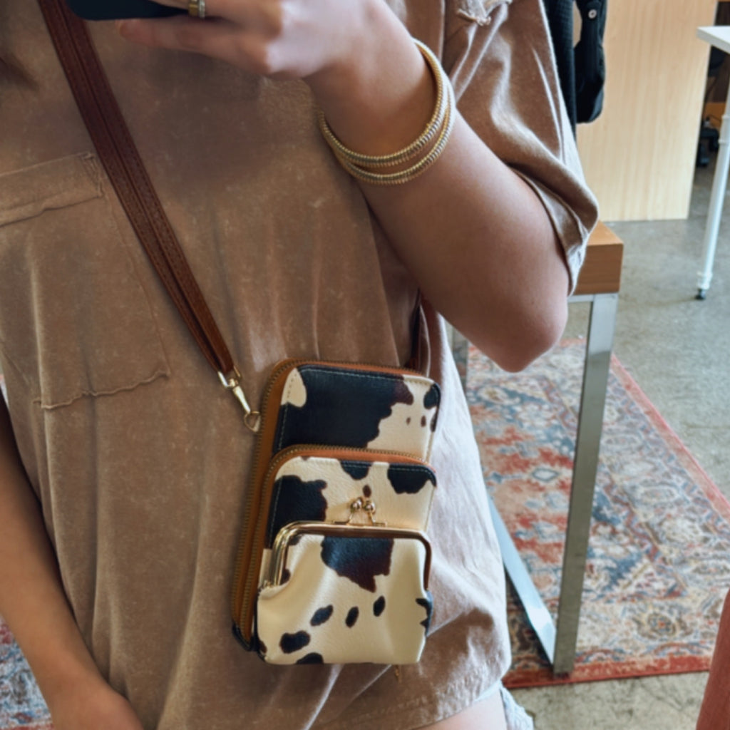 Small Crossbody Vegan Leather Bag