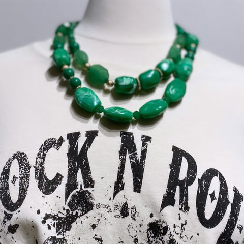 Chain Link Statement Necklace Set