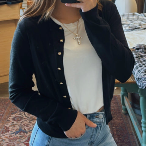 Oversized Crew Neck Sweater Top