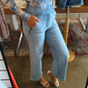 Risen High Rise Tummy Control Denim With Belt