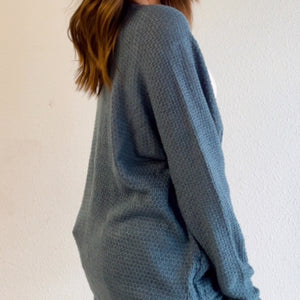 Ally Knitted Light Weight Cardigan Teal