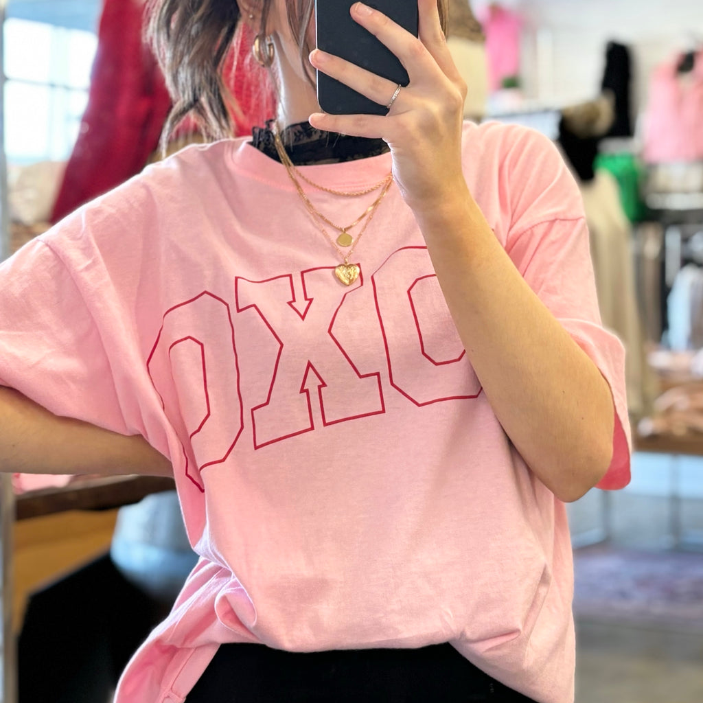 Love Me More Xoxo Graphic Tee