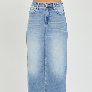 Risen Tummy Control Nights Like this High Rise Denim Skirt