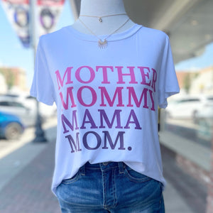 Sweet Mama Graphic Tee White