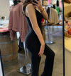 Good To Get Away Athletic Flared Jumpsuit