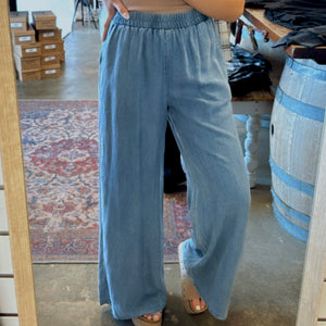 Subtle Charm Tencel Pants