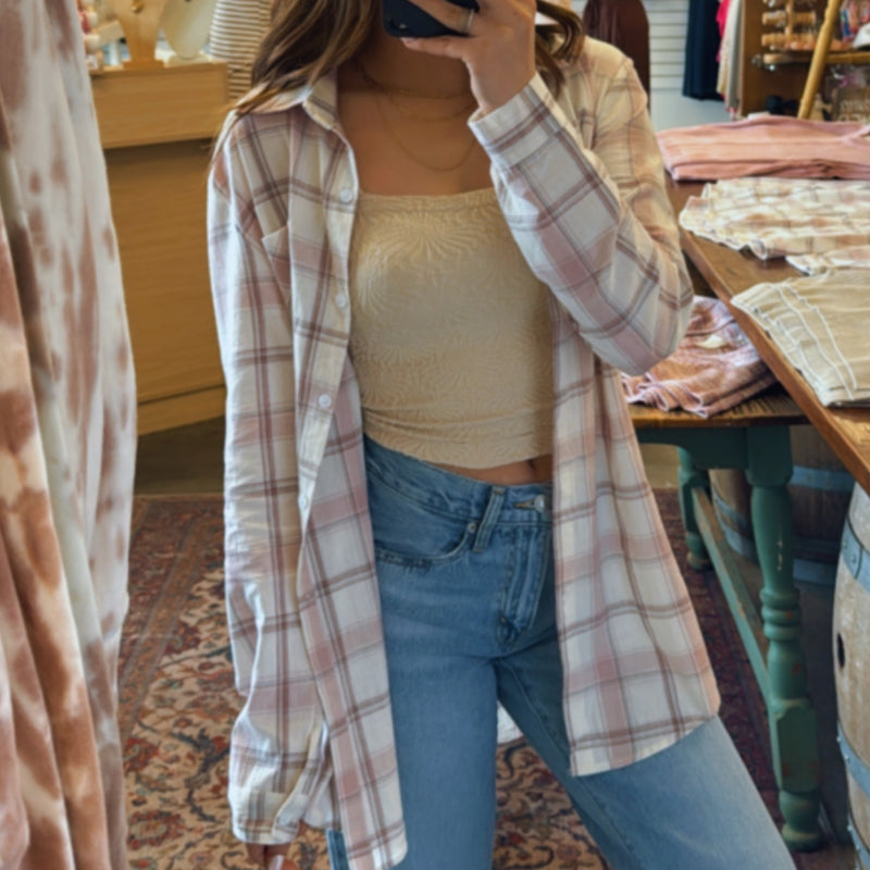 Dreamy Summers Long Sleeve Button Down