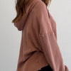 Laken Waffle Knit Hooded Top