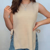 Oversized Crew Neck Sweater Top