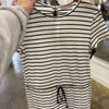 Stylish striped romper