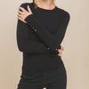 Keep It Up Sweater Top Black