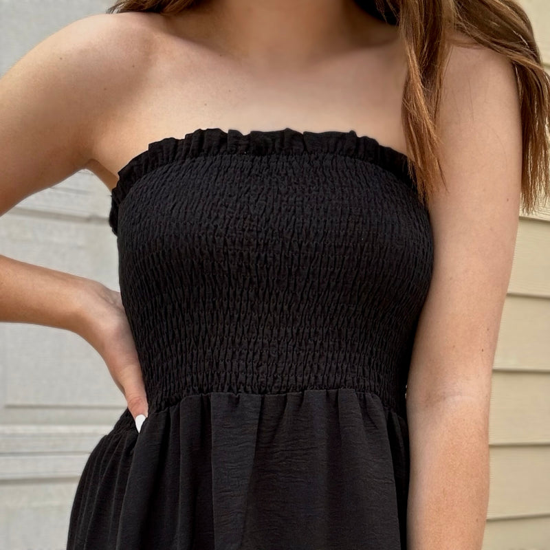 Memories an More Boho Vibes Airflow Strapless Maxi Dress