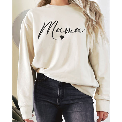 Cool Mom Club Crewneck Sweatshirt Gray
