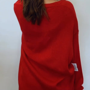 Kinzy Oversized Open Front Cardigans With Pockets