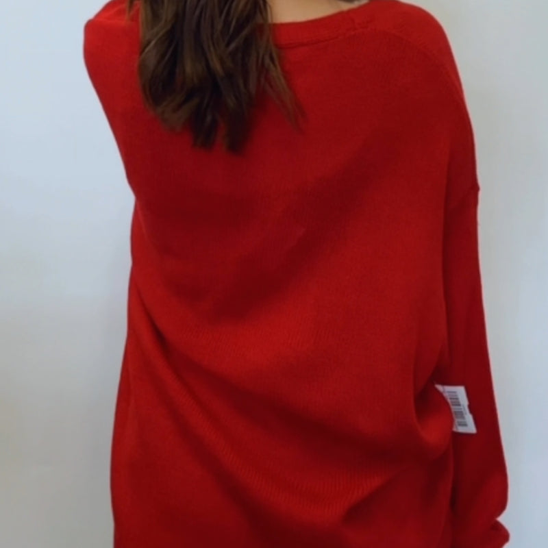 Kinzy Oversized Open Front Cardigans With Pockets