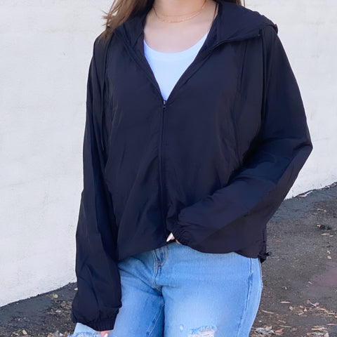 Aware Of You Hooded Denim Jacket