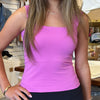 Ocean Vibes Clean Line Tank Top Pink