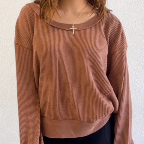 Wink Exclusive Camo Crew Neck Sweatshirt