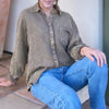 Capistrano Washed Button Down Linen Top