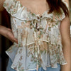 Exciting Love Ruffle DetailTop