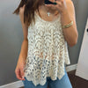Crochet Sleeveless Long Cardigan