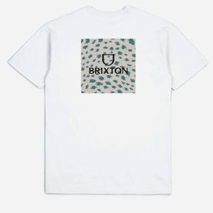 Brixton Alpha Square White/Cheetah