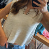 Places To Be Slit Neck Sweater Vest