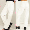 Every Day Linen Pants With Smocked Waistband Black