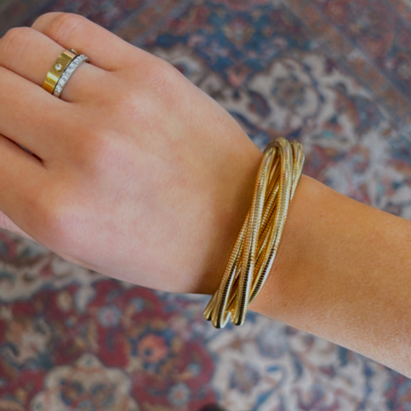 Snake Chain Twist Bracelet