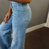 Risen Tummy Control High Rise Cuffed Denim
