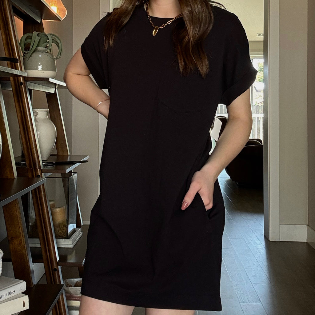 Ever After T-Shirt Dress Black