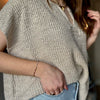 Interested In You Sweater Top Mocha