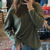 I Always Believe Mock Neck Sweater