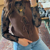 Oversized Crew Neck Sweater Top