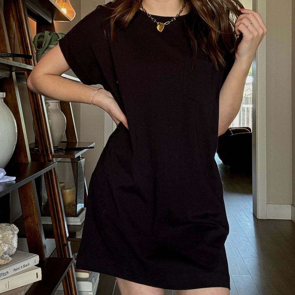 Ever After T-Shirt Dress Black