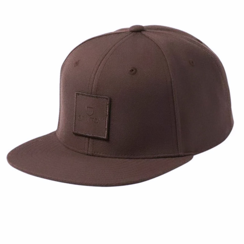 Brixton Alpha Square MP Snapback Dark Earth